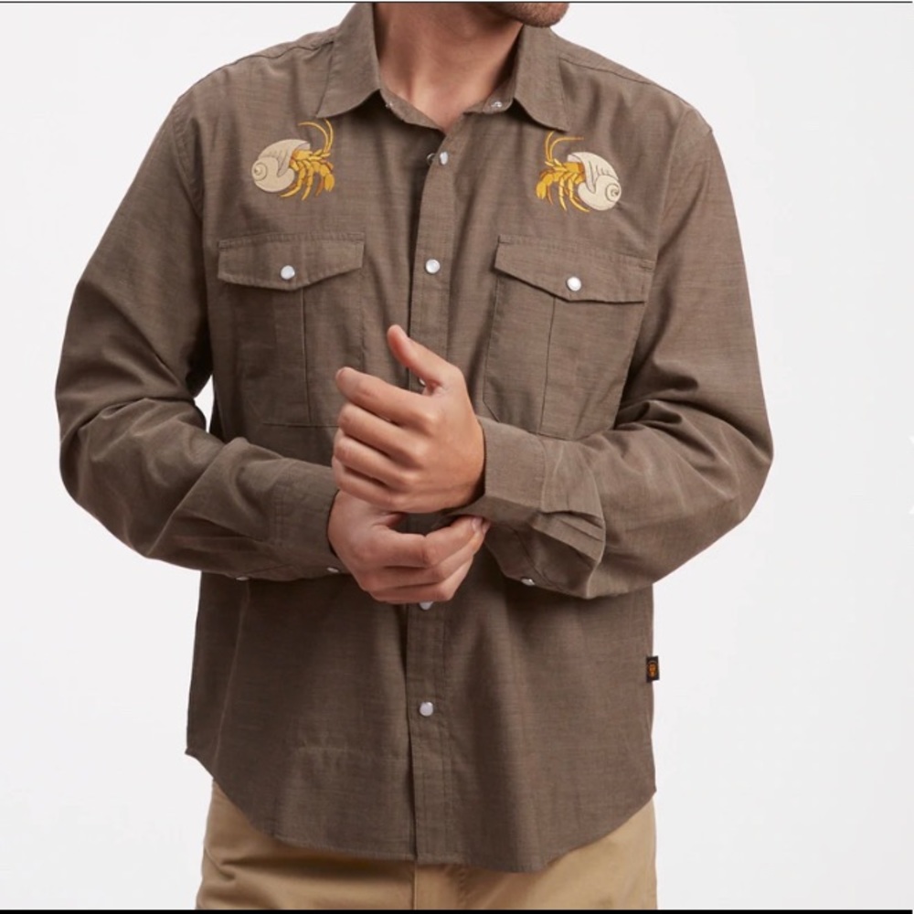 Howler Bros. Long-Sleeved Gaucho Snapshirt